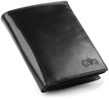 Portofel barbati Zagatto Negru cu protectie RFID Piele naturala 12.5x9.5x1.5 cm ZG-055-BAR 