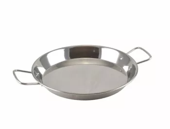 Tava pentru gatit paella inox 32 cm Perfect Home 