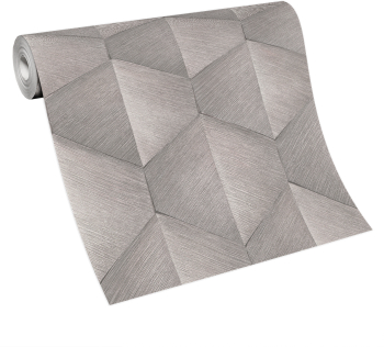 Tapet modern model geometric efect 3D extralavabil pe suport Vlies 10370-38 
