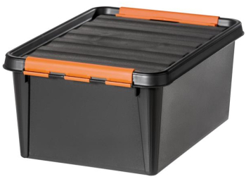 Cutie cu capac SmartStore Pro 15 Negru 40x30x19 cm 