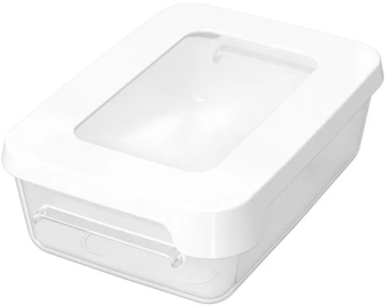 Cutie depozitare alimente capac etans SmartStore LunchBox caserola pranz fara BPA transparenta 0.3L 