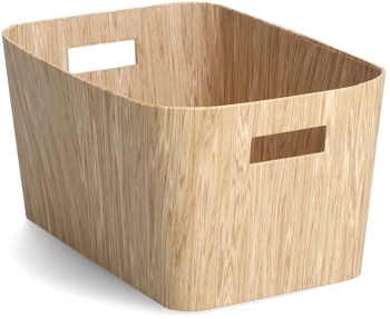 Cutie depozitare cu aspect lemn Zeller 40x31x20 cm