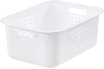 Cutie depozitare si organizare SmartStore Recycled 15 din plastic reciclat Alb 10L 37x28x15 cm 