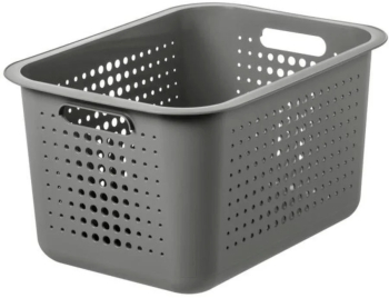 Cutie depozitare si organizare SmartStore Recycled 20 din plastic reciclat Gri 13L 37x28x20 cm 
