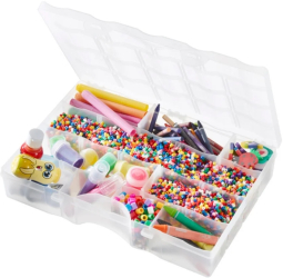 Cutie organizatoare cu compartimente detasabile L SmartStore 39x27x7 cm 