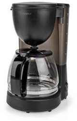 Filtru de cafea - Filtru cafea - 1 25 l - 10 cesti - Pastrati functia calda - Negru 