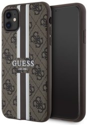 Husa Guess Brown pentru iPhone 11 cu imprimeu 4GReformularea titlului Husa Guess Brown iPhone 11 Imprimeu 4G 