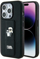 Husa iPhone 13 Pro Max Karl Lagerfeld Saffiano Negru 