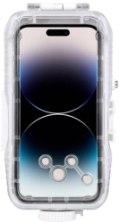 PULUZ Plastic Waterproof Phone Case for iPhone White 