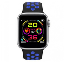 Ceas Smartwatch Techstar® W5 Albastru 1.54 inch IPS Monitorizare Cardiaca Tensiune Sedentarism Bluetooth 