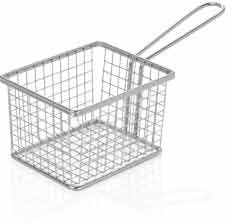 Cos dreptunghiular pentru servire cartofi prajiti 