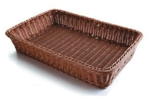 Cos impletit din polyrattan GN 1/4 26 5 x 16 2 cm 