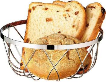 Cos inox pentru paine/fructe diametru 18 cm 