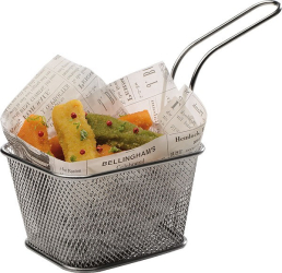 Cos mini-fry din inox 10x8.5 cm 