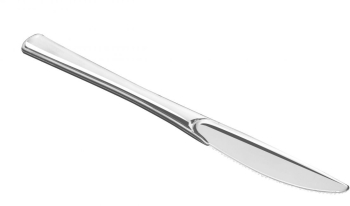 Cutie 240 cutite masa 20 cm plastic reutilizabil culoare argintie