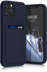 Husa pentru Apple iPhone 12 / iPhone 12 Pro Silicon Albastru 55112.17 kwmobile 