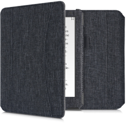 Husa pentru Kobo Aura H2O Edition 2 Textil Gri kwmobile 54137.19 