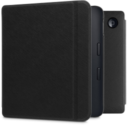 Husa pentru Kobo Libra 2 Piele ecologica Negru kwmobile 56574.01 