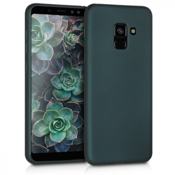 Husa pentru Samsung Galaxy A8 2018 Silicon Verde 45634.14 