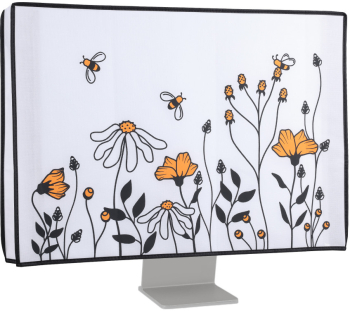 Husa pentru monitor de 27-28 inch Kwmobile Multicolor Textil 45116.18 