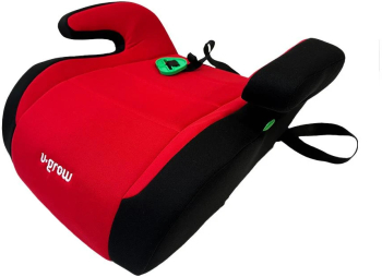 Inaltator auto 125-150 R129 cu isofix negru/rosu U-Grow 