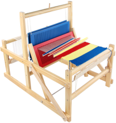 Razboi de tesut din lemn pentru copii DIY 32cm x 26 cm x 38 5 cm 