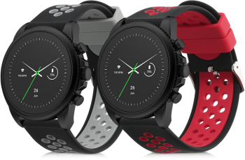 Set 2 curele pentru Fossil Gen 6 Mens Smartwatch Kwmobile Multicolor Silicon 58641.01 