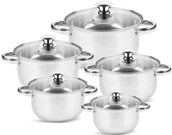 Set oale Rosberg R51210O10 10 bucati 2.1-6.3 l Inox Argintiu 
