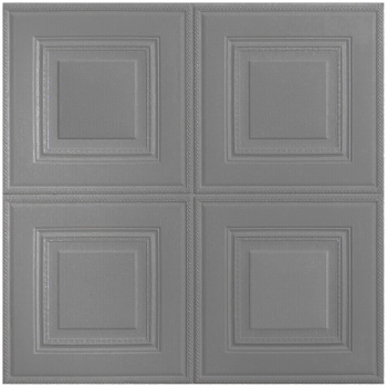 Tapet 3D autoadeziv design in relief gri 1 cm grosime