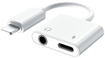 ADAPTOR SMARTPHONE LIGHTNING - 3.5MM AUX PLATINET