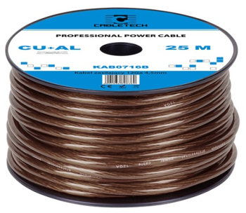 CABLU PUTERE CU-AL 12GA 4.5MM/3.31MM2 25M N 