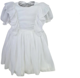 Rochie eleganta pentru fete Mini Junior RCHMJ-1 Alb 