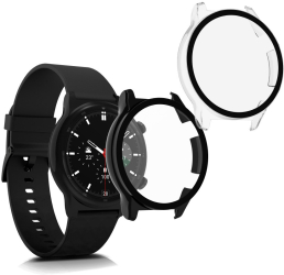Set 2 Huse pentru Honor Watch GS 3 Kwmobile Negru/Transparent Plastic 58188.01 