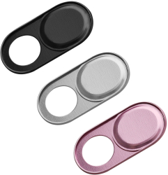 Set 3 Protectii pentru camera web de la laptop Kwmobile Multicolor Aluminiu 58115.01 