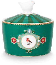 Zaharnita portelan Love Birds Medallion Emerald-Green 300ml 