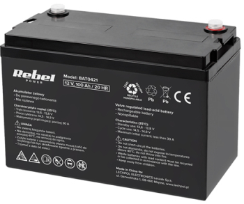 ACUMULATOR GEL 12V 100AH REBEL 
