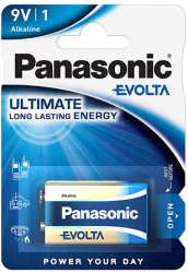 BATERIE 6LR61 BLISTER 1 BUC PANASONIC EVOLTA 