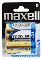 BATERIE ALCALINA MAXELL LR20 BLISTER 2 BUC 