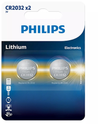 BATERIE LITHIUM CR2032 BLISTER 2 BUC PHILIPS 