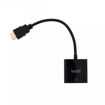 Cablu adaptor HDMI tata la VGA mama Well 