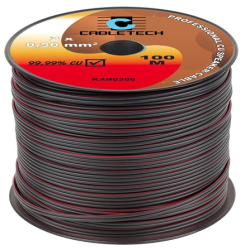CABLU DIFUZOR NEGRU 0.50MM CU 100m