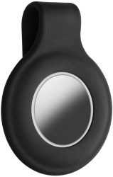 Clip de protectie pentru Apple AirTag Kwmobile Negru Silicon 55732.01 