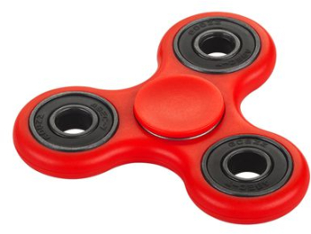 HAND FIDGET SPINNER ROSU QUER 
