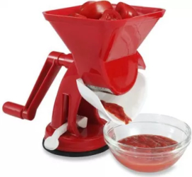 Masina de Tocat Rosii Master Rigamonti din Plastic Alimentar pentru Macinat si Stors Suc de Rosii si Bulion 