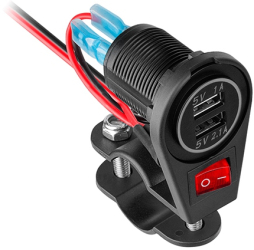 MUFA ALIMENTARE MOTO 2XUSB 3100 MA 