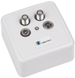 PRIZA RTV-SAT DUBLA CABLETECH 