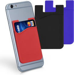 Set 3 Huse card bancar pentru telefon Kwmobile Multicolor Silicon 49594.04 