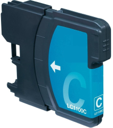 Cartus compatibil pentru brother lc1100 lc980 lc61 cyan 