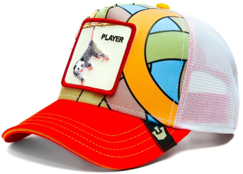 Sapca Goorin Brothers trucker double-or-nothing rosu 
