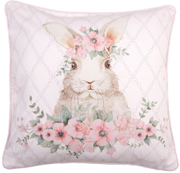 Set 2 fete perna bumbac Iepuras 40x40 cm 